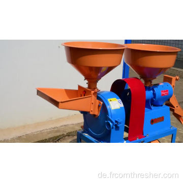 Kleine Multifunktions-Reismühle kombiniert mit einer Schleifmaschine